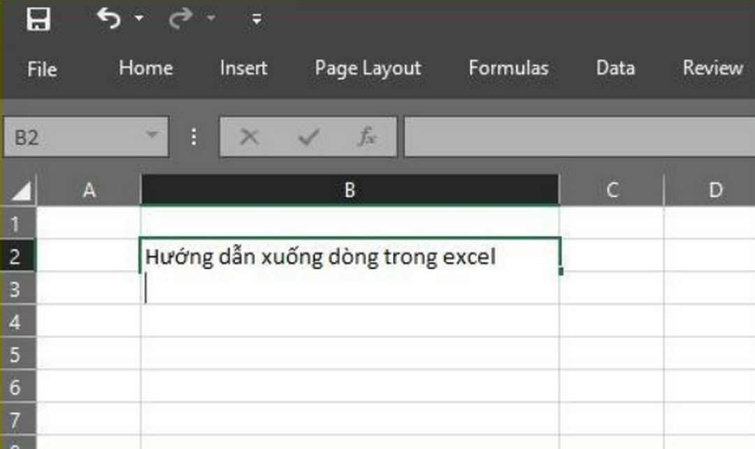 Tổ hợp phím Alt + Enter - Cách xuống dòng phổ biến trong Excel