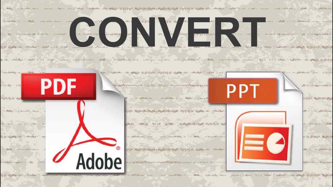 Chuyển đổi từ file PPT sang PDF với công cụ SmallPDF