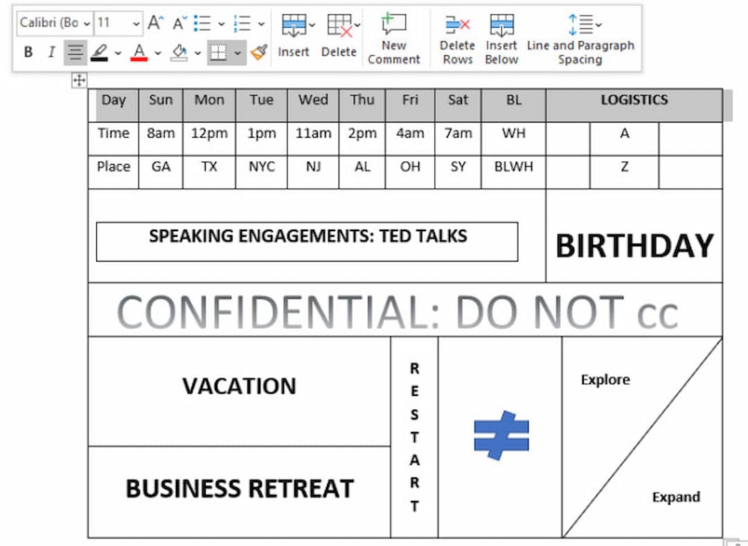 Tạo bảng trong word Draw Table