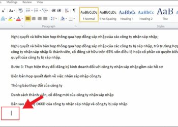 Cách xóa trang trong Word 2016