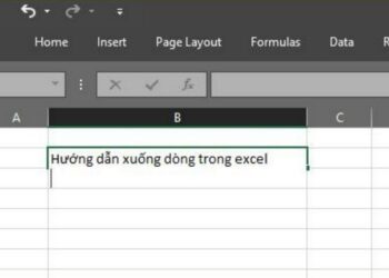 Tổ hợp phím Alt + Enter - Cách xuống dòng phổ biến trong Excel