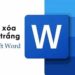 Tại sao không xóa được trang trắng trong word